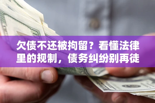 北京欠债不还被拘留？看懂法律里的规制，债务纠纷别再徒劳奔波