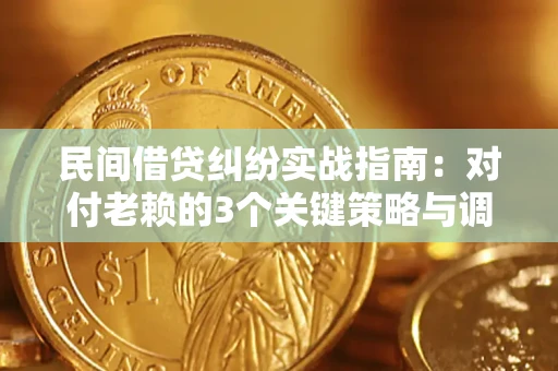 北京民间借贷纠纷实战指南：对付老赖的3个关键策略与调解盲区解析