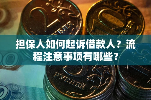 北京担保人如何起诉借款人？流程注意事项有哪些？